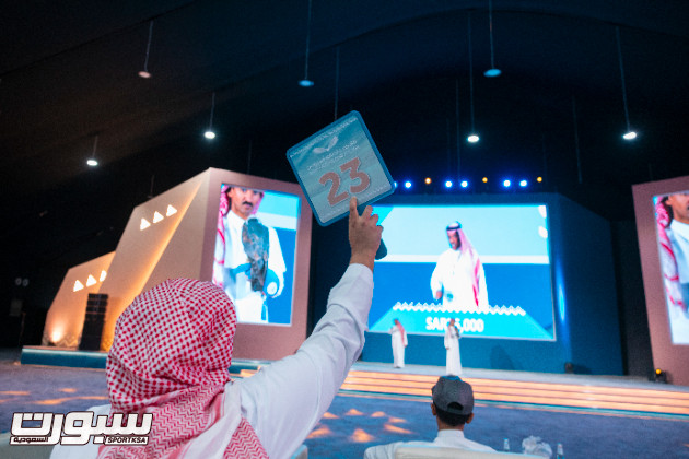 مبيعات مزاد نادي الصقور السعودي تتجاوز حاجز الـ 3 ملايين ريال في الليلة الـ 18