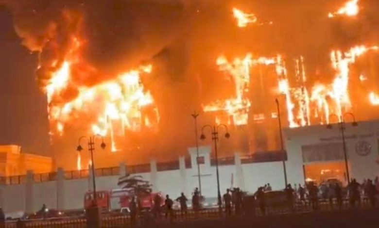 مصر.. حريق هائل يلتهم مديرية الأمن في الإسماعيلية - أخبار السعودية