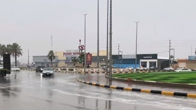 أمطار رعدية ورياح نشطة على عدة مناطق