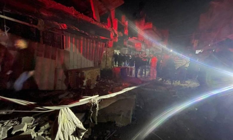 اغتيال 5 شبان بقصفٍ إسرائيلي في مخيم بلاطة بمدينة نابلس