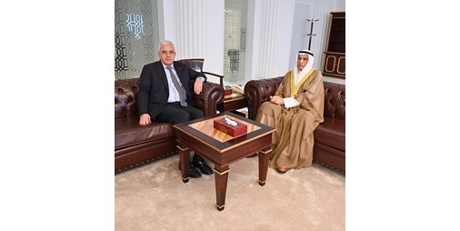 السعدون يستقبل سفيري فلسطين وصربيا