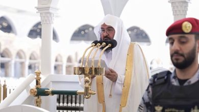 بالفيديو.. إمام وخطيب المسجد الحرام لأهل فلسطين: صبراً صبراً وثباتاً ثباتاً.. ألا إن نصر الله قريب