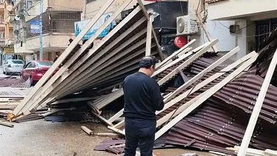 بسبب الطقس السيئ.. تحطم 10 سيارات في المنصورة بعد سقوط تاندة