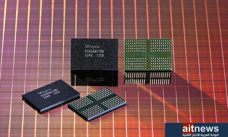 حصة SK Hynix في سوق ذاكرة DRAM تصل إلى نسبة قدرها 35%