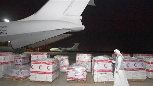 مغادرة الطائرة السعودية الـ 20 لإغاثة الشعب الفلسطيني في غزة متجهة لمطار العريش