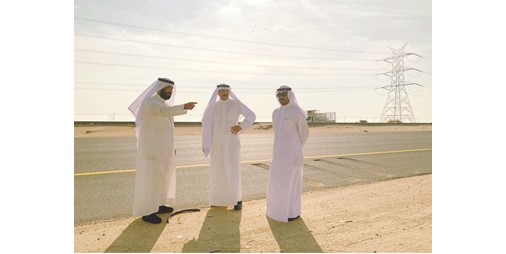 وزير الأشغال تفقد طريق الوفرة لوضع حلول لمشكلة السافي