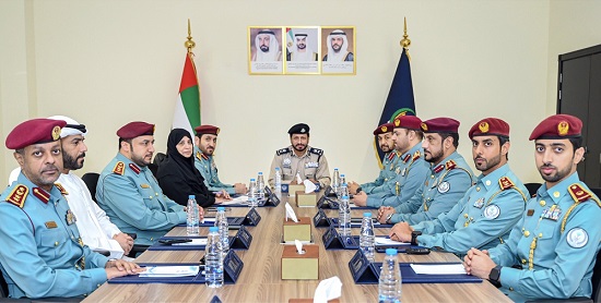 اللواء الشامسي يترأس اجتماع القيادة العليا الـ12 بشرطة الشارقة