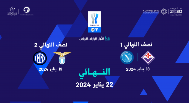 الرياض تستضيف الســوبر الإيطالي للمرة الرابعة
