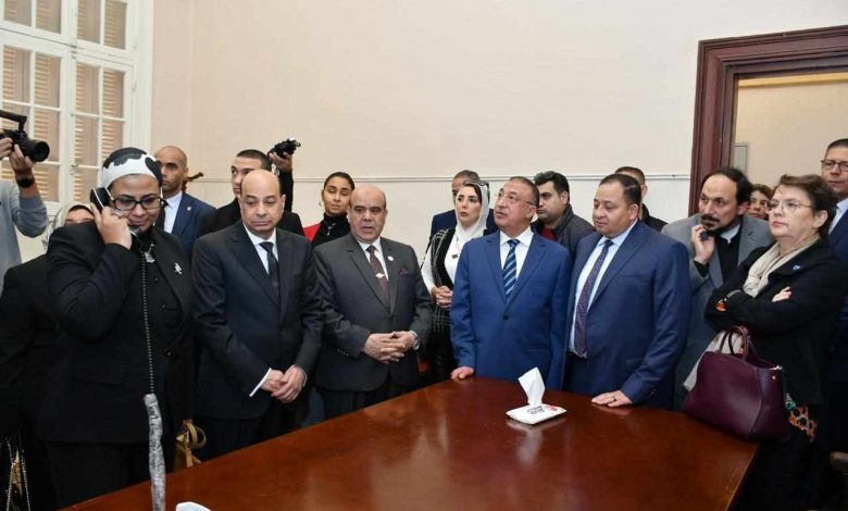 العدل تفتتح المنطقة المؤمنة المخصصة للمرأة ضحية العنف في محكمة شرق الإسكندرية