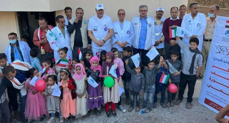 الهلال الأحمر الكويتي يفتتح مركزاً طبياً في تعز باليمن
