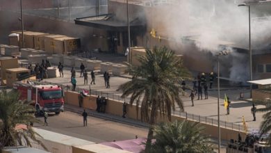دوي انفجارات قرب السفارة الأميركية في بغداد