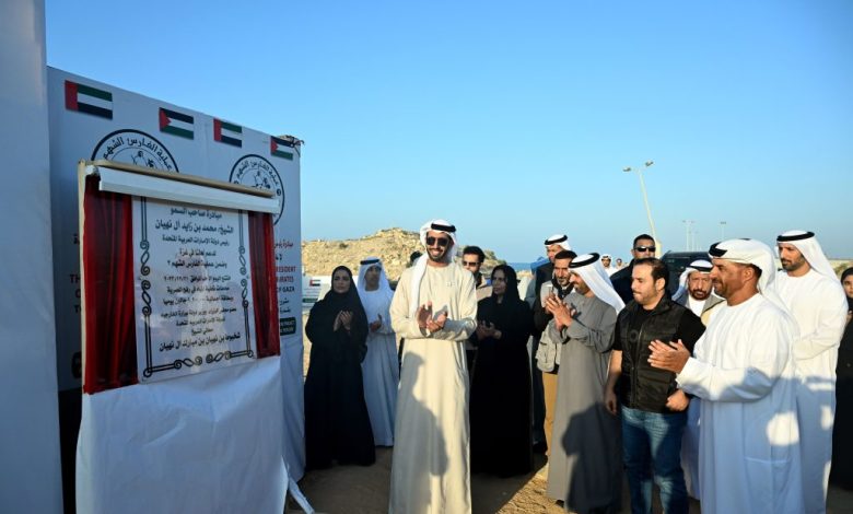 شخبوط بن نهيان يفتتح محطات التحلية الإماراتية في رفح لضخ المياه إلى غزة