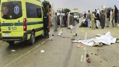 وفاة شخص وإصابة آخر إثر حادث تصادم في سمالوط