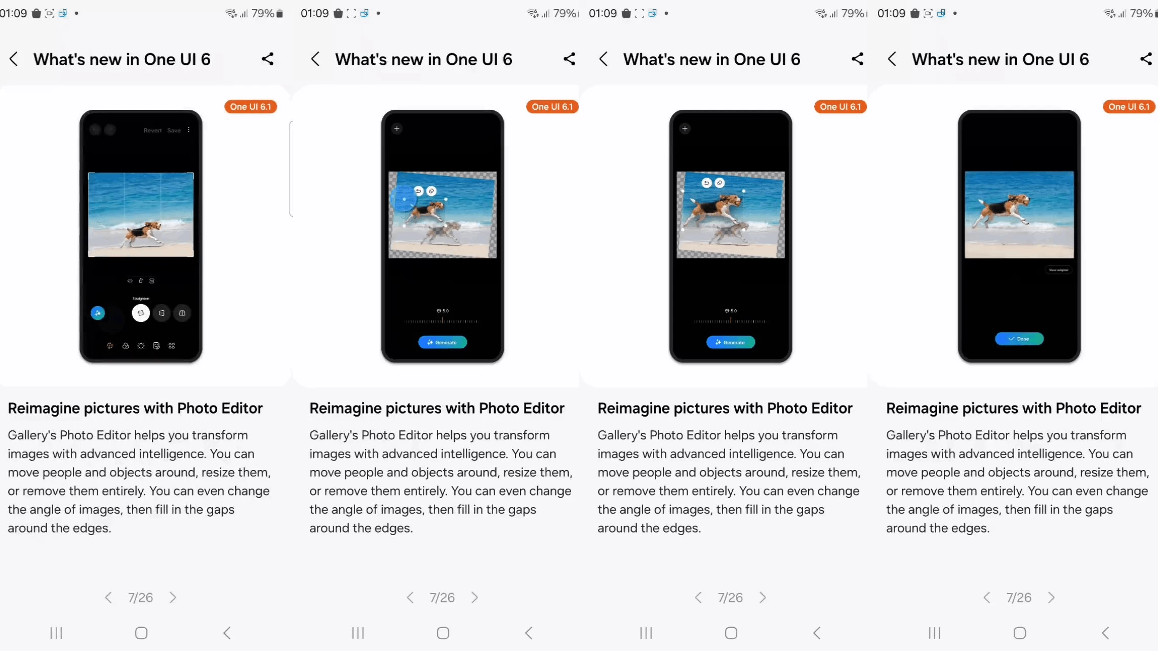 OneUI 6.1 Photo editing