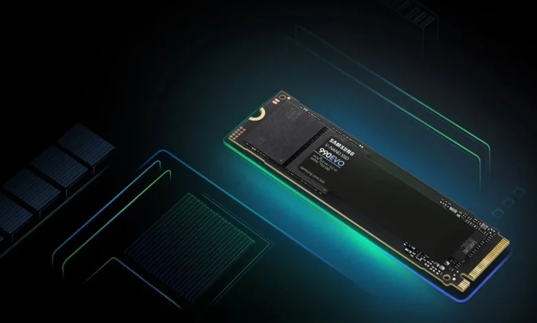 CES 24: سامسونج تكشف عن 990 Evo، أول وحدة تخزين PCIe هجينة في العالم