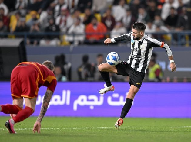 الشباب يخسر أمام روما الايطالي بهدفين لهدف في احتفالية اليوبيل الماسي