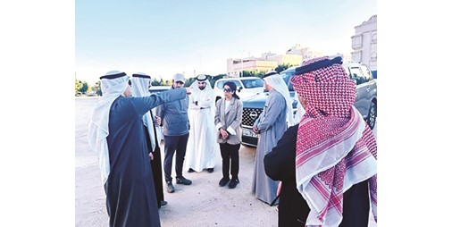 المشعان تفقدت مشروع المطار واطلعت على نسب إنجازه