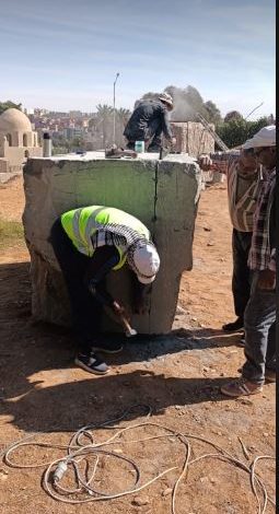 انطلاق أعمال تطويع أحجار الجرانيت بـ«سيمبوزبوم» أسوان الدولي للنحت