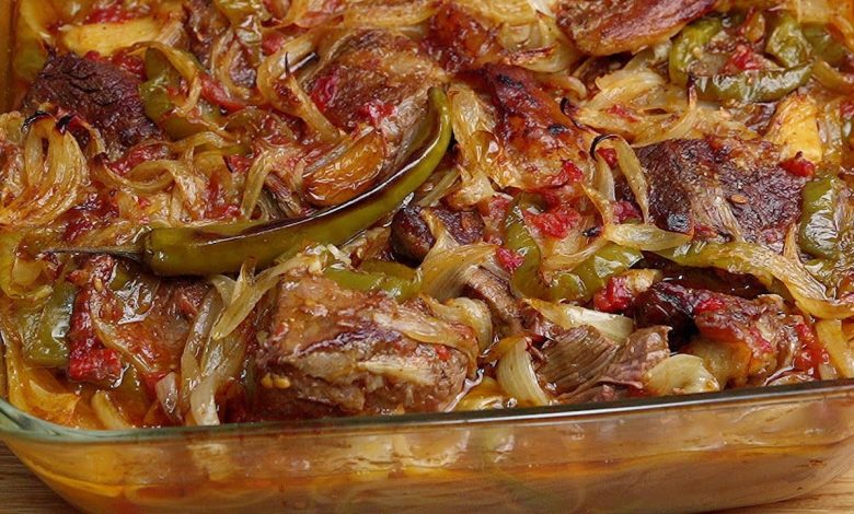 بأفكار جديدة.. طاجن لحم بالبصل المحمر اقتصادي ولذيذ
