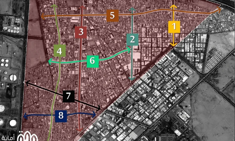خريطة جدة للهدد 1445 العام الجديد تأتي على هذا النحو 2024