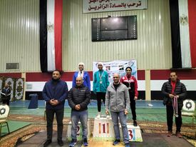 34 ميدالية للاعبات المشروع القومي لرفع الأثقال في بطولة الجمهورية