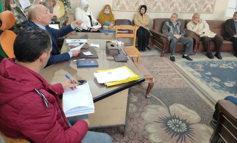 إدارة المنيا التعليمية تضع خطة الاستعداد لاستقبال الفصل الدراسي الثاني