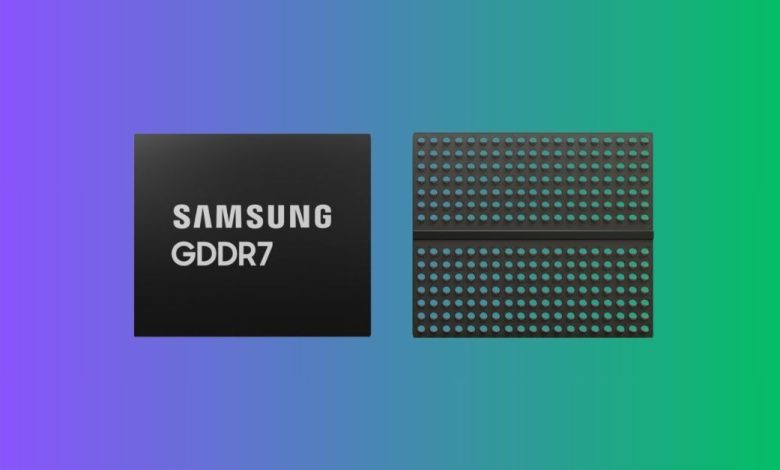 سامسونج تعمل على ذاكرة GDDR7 بسرعة 37 جيجابت في الثانية