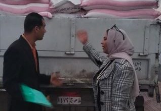 ضبط 10 أطنان دقيق مجهول المصدر في حملة تموينية بالإسماعيلية
