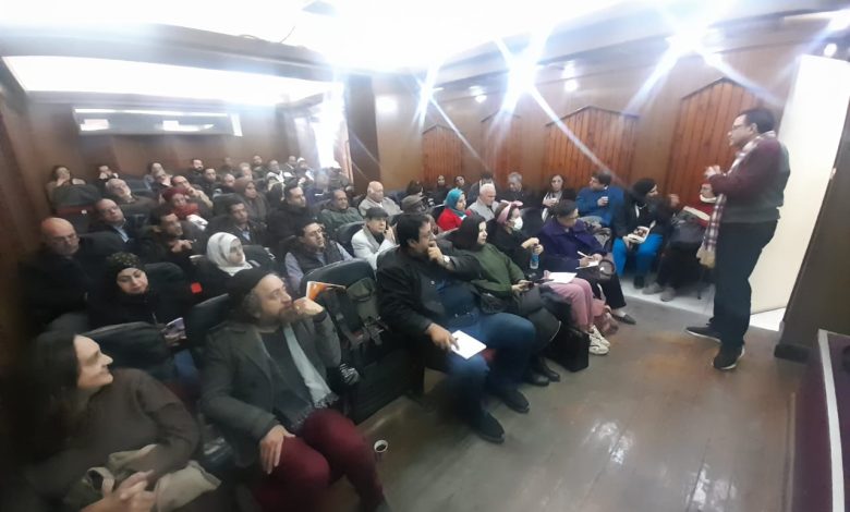 مشاركة كبيرة بورشة السيناريو في مركز الثقافة السينمائية