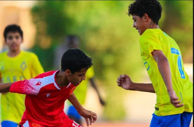 نجل رونالدو يقود النصر لتحقيق لقب دوري البراعم