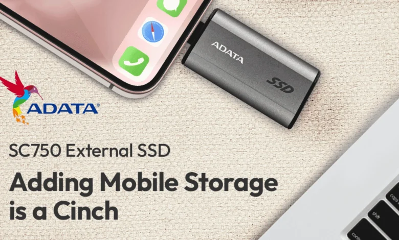 ADATA تُطلق وحدة التخزين الخارجية ADATA SC750