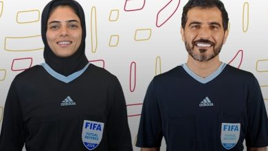 فهد الحوسني ونجاة البلوشي يشاركان في الدورة الآسيوية لنخبة حكام الصالات