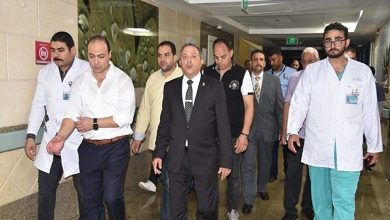 محافظ بورسعيد يشيد بجهود الفرق الطبية والحماية المدنية بعد السيطرة على تسريب بمستشفى 30 يونيو