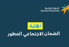 "هنا" رابط استعلام عن اهلية الضمان المطور sbis.hrsd بعد إعلان نزول التأهيل 1446