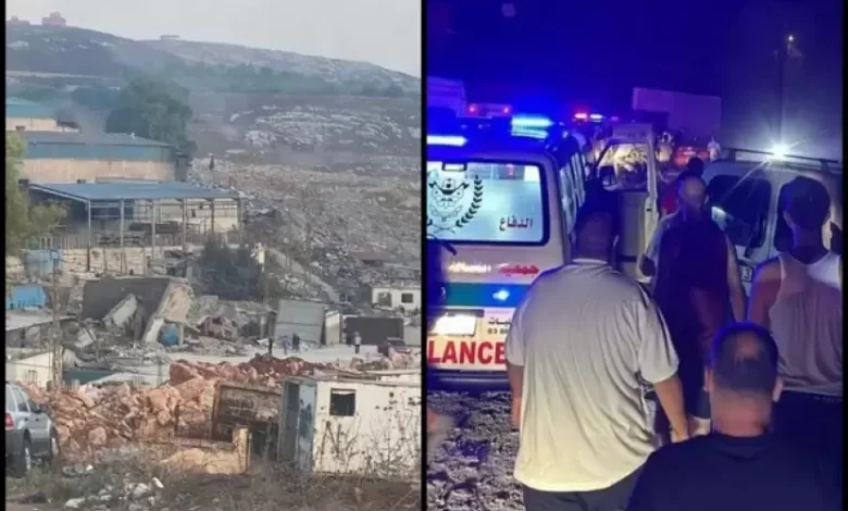 10 شهداء في غارة إسرائيلية على النبطية جنوب لبنان
