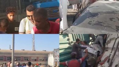 السكة الحديد ترفع آثار حادث قطار برج العرب.. ولجنة فنية لتحديد المخطئ