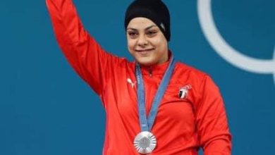 القوات المسلحة تهنئ اللاعبة سارة سمير لحصولها على الميدالية الفضية فى رياضة رفع الأثقال بأولمبياد باريس