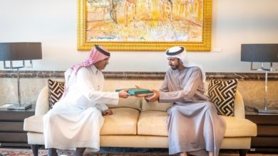 رئيس الدولة يتلقى دعوة موجهة من ولي العهد السعودي تسلمها شخبوط بن نهيان