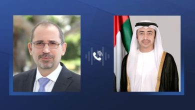 عبدالله بن زايد والصفدي يبحثان التداعيات الخطيرة لاقتحامات وانتهاكات المتطرفين الإسرائيليين في المسجد الأقصى