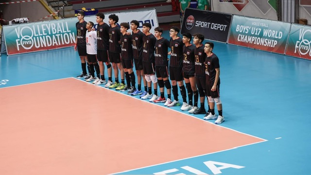 منتخب ناشئي الطائرة يهزم إيران ويتأهل لربع نهائي بطولة العالم