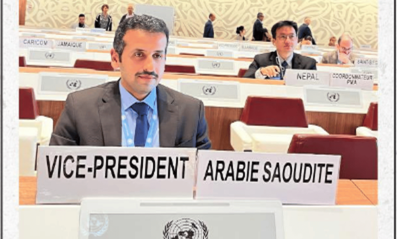 انتخاب الدكتور عبد الله العنزي من البعثة الدائمة للمملكة في جنيف نائباً لرئيس مجلس التجارة والتنمية