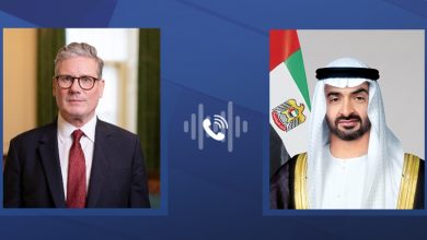 رئيس الدولة ورئيس الوزراء البريطاني يبحثان علاقات البلدين والتطورات في المنطقة
