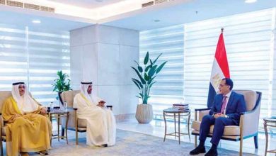 رئيس الوزراء المصري بحث مع اليحيا تعزيز التعاون والقضايا الإقليمية والدولية محل الاهتمام المشترك