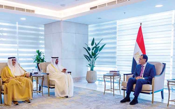 رئيس الوزراء المصري بحث مع اليحيا تعزيز التعاون والقضايا الإقليمية والدولية محل الاهتمام المشترك