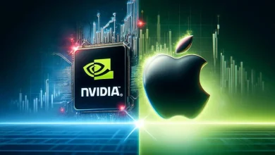 إنفيديا تستعد لتجاوز آبل لتصبح الشركة الأكثر قيمة في العالم