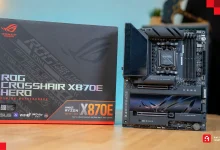 مراجعة ASUS ROG CROSSHAIR X870E HERO