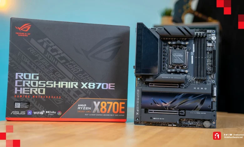 مراجعة ASUS ROG CROSSHAIR X870E HERO