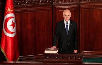 الرئيس التونسي قيس سعيد يؤدي اليمين الدستورية لولاية ثانية