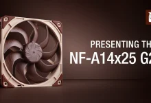 Noctua تطلق الجيل الجديد من مراوح 140 ملم NF-A14x25 G2