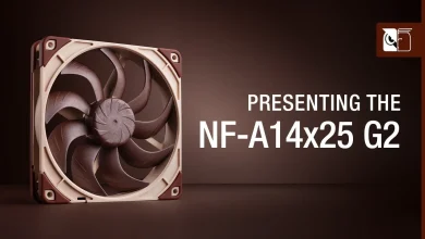 Noctua تطلق الجيل الجديد من مراوح 140 ملم NF-A14x25 G2